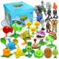 New Role PLANTS VS ZOMBIES 2 PVZ Toys Full Set Gift For Boys Box