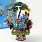 11-18CM Disney Anime Figure Dolls Cute Lilo and Stitch Holiday Time PVC
