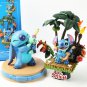 11-18CM Disney Anime Figure Dolls Cute Lilo and Stitch Holiday Time PVC