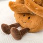 Soft Cartoon Food Pretzel Crossant Toast Bread Doll Plush Toy