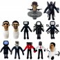 Skibidi Toilet Stuffed Plush Doll Toys Collectible Gifts for Kids