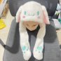 Sanrioed Cute Cartoon Kuromi Hat Anime Cinnamoroll Plush My Melody Moving Hat