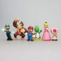 6Pcs/Set Super Mario Bros Games Cartoon Action Figure PVC Toys