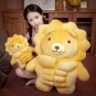 Cute Muscle Body Teddy Bear Plush Toys