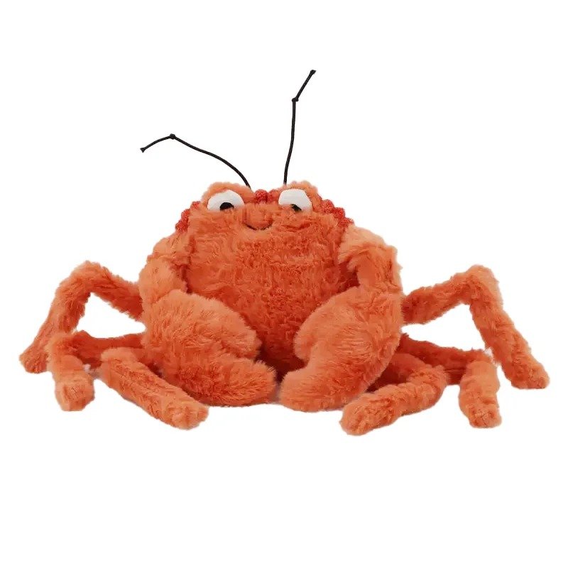 45cm Orange Crab Plush Toy Soft Cartoon Soft