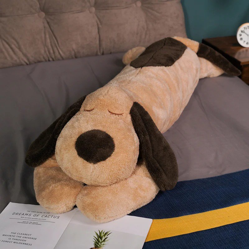 100CM Huge Soft Body Long Dog Plush Pillow Stuffed Animal