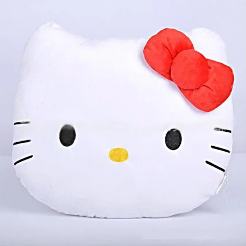 40cm Sanrio Hello Kitty Plush Toy Pillows Cute Lovely Doll Cartoon Warm Hand Plush Pillow
