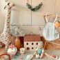 100cm Big Size Simulation Giraffe Plush Toys Soft Stuffed Animal Giraffe Sleeping Doll Toy