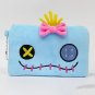 Kawaii Disney Stitch Stuffed Toys Scrump Plush Pencil Case Wallet Card Package Monster