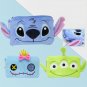 Kawaii Disney Stitch Stuffed Toys Scrump Plush Pencil Case Wallet Card Package Monster