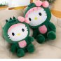 35/50/65cm Sanrio Hello Kitty Cos Dinosaur Kawaii Cartoon Plush Doll Toys
