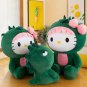 35/50/65cm Sanrio Hello Kitty Cos Dinosaur Kawaii Cartoon Plush Doll Toys