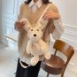 Simulation Cartoon Dog Stuffed Plush Backpacks Adult Children Cute Animal Prints Travel Shoulder Bag