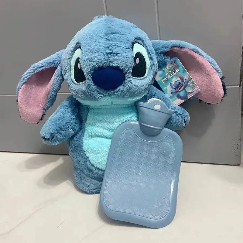 Disney Anime Stitch Winter Extra Large Plush Hot Water Kawaii Bottle Women'S Home Water