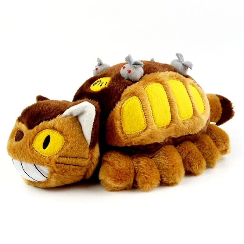 New Hayao Miyazaki Animation Bus Totoro Doll Stuffed Toys Totoro Tram ...