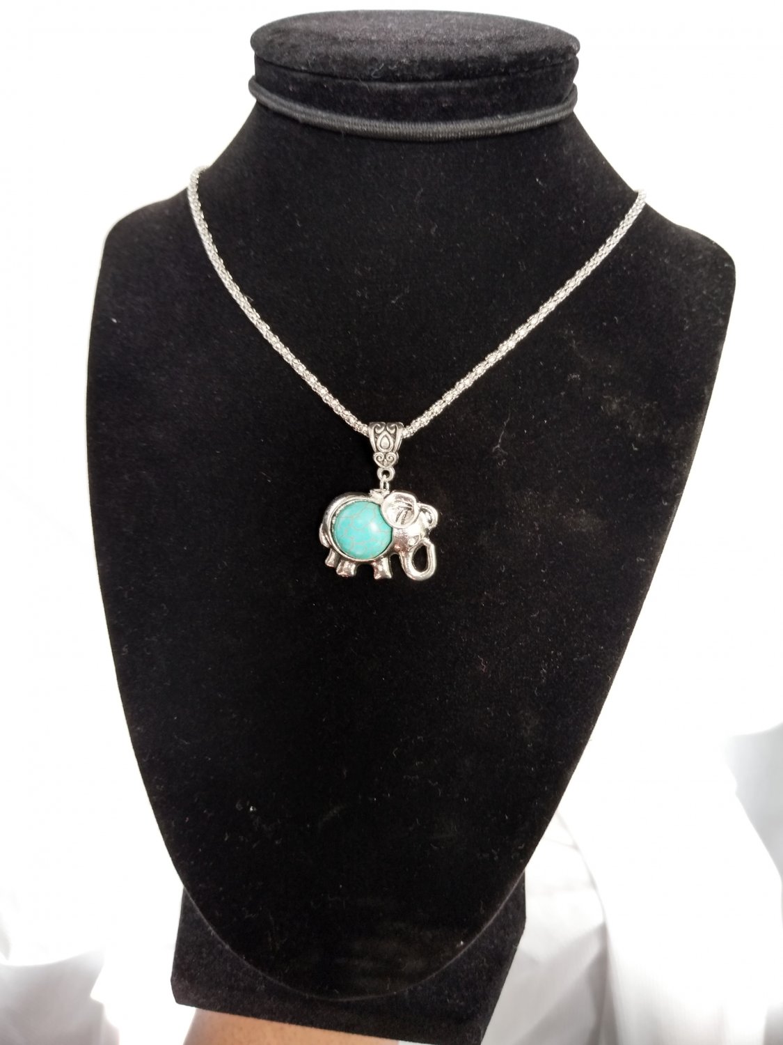 Elephant Necklace and Earrings