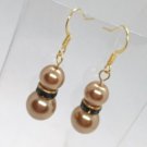 Glass Pearl Handmade Dressy Dangle Earrings Glass Pearl Handmade Dressy Dangle Earrings