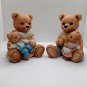 Mama with Baby Boy Bear Ceramic Vintage HOMCO Figures