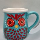 Large Blue Owl Bird Coffee Mug Large Ceramic Drinking Cup 24OZ Large Blue Owl Bird Coffee Mug Large Ceramic Drinking Cup 24OZ