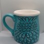 Large Blue Owl Bird Coffee Mug Large Ceramic Drinking Cup 24OZ