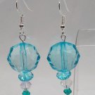 Handmade Earrings Homemade Bright Blue Drop Earrings for Women