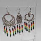 Pan African Black History Month Handmade Earrings Jewelry