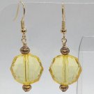 Handmade Earrings for Women Homemade Dangle Earrings for Ladies Yellow Earrings