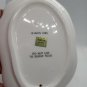 Vintage Avon 1985 Ceramic Bunny Rabbit Floral Trinket/Soap Dish 5.5"X3.75"X2.5"
