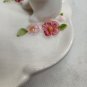 Vintage Avon 1985 Ceramic Bunny Rabbit Floral Trinket/Soap Dish 5.5"X3.75"X2.5"