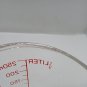 Fire King Anchor Hocking 496 Clear Glass Measuring Cup 1 cup 8oz Red print USA