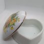Yellow Roses Valentine Heart Shaped Trinket Box