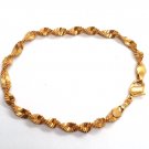 Gold tone Bracelet for Men or Women Gold tone Bracelet for Men or Women