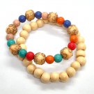 Handmade Bracelet Women Homemade Beaded Bracelet Set Ladies Wood Bead Jewelry