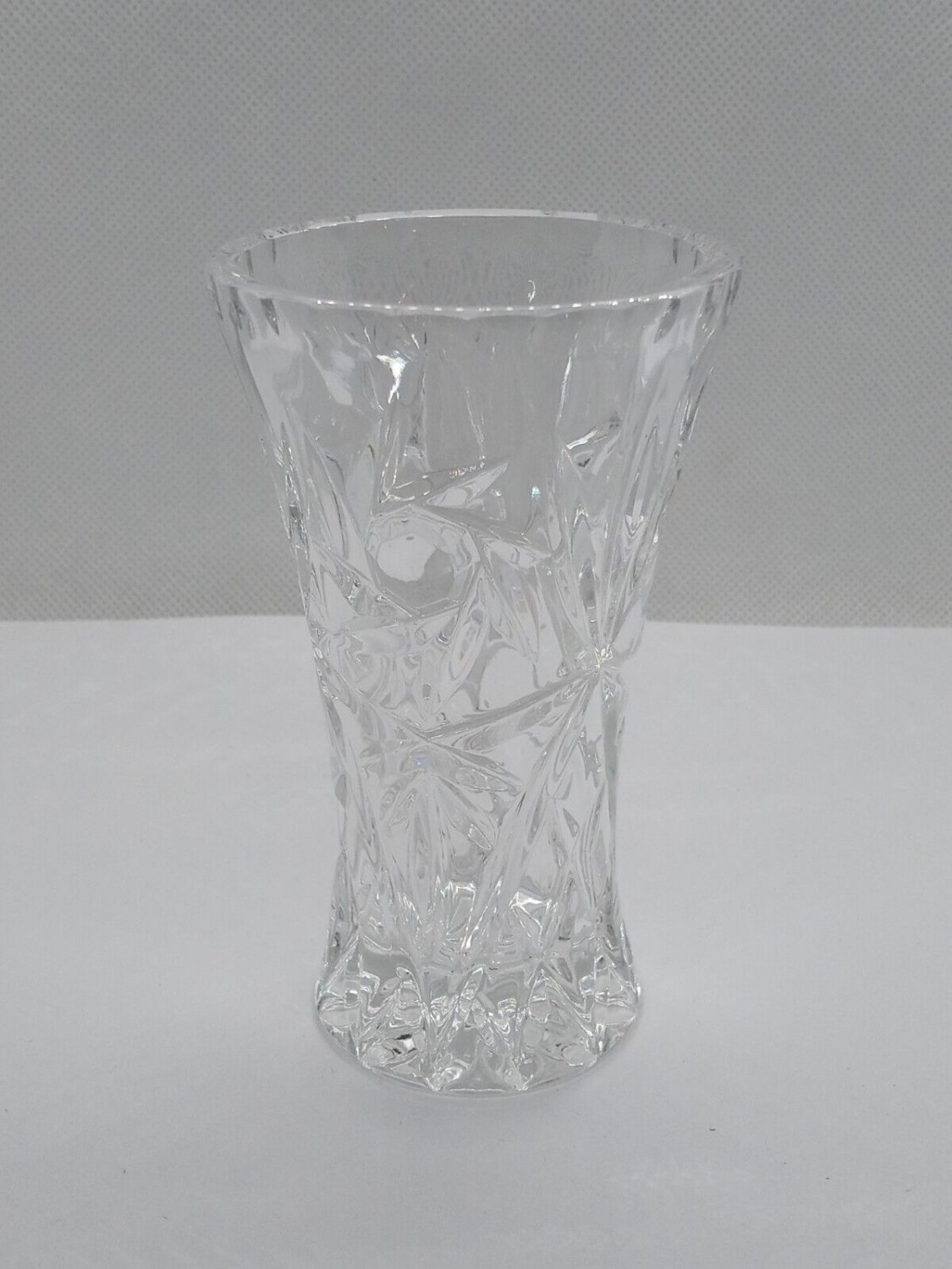 Cameo Crystal Hand Cut Vase Made In Turkey