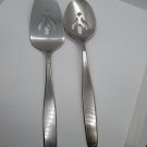 2 Rogers Cutlery Co Creation Pattern Stainless Steel Serving Pieces