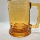Vintage Amber Glass Beer Mug/Stein