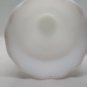 Vintage Anchor Hocking Hobnail & Teardrop Milk Glass Vase Scalloped Rim 7.25 in.