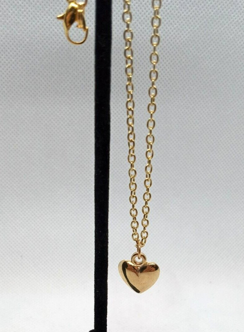 Gold tone Heart Necklace