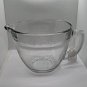 Pampered Chef Measuring Mixing Batter Bowl Glass 4 Cup, 1Qt Quart Clear No Lid