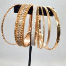Gold tone Bangle Bracelets for Women