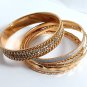 Gold tone Bangle Bracelets for Women