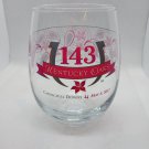 Kentucky Oaks "143" May 5, 2017 Lily Mint Julep Glass Officially Licensed