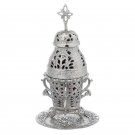 Orthodox Church Tabletop nickel plated carved household candlestick