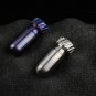 EDC Titanium Portable Sealed Waterproof Container Box Bottle Capsule Bottle Can Medicine