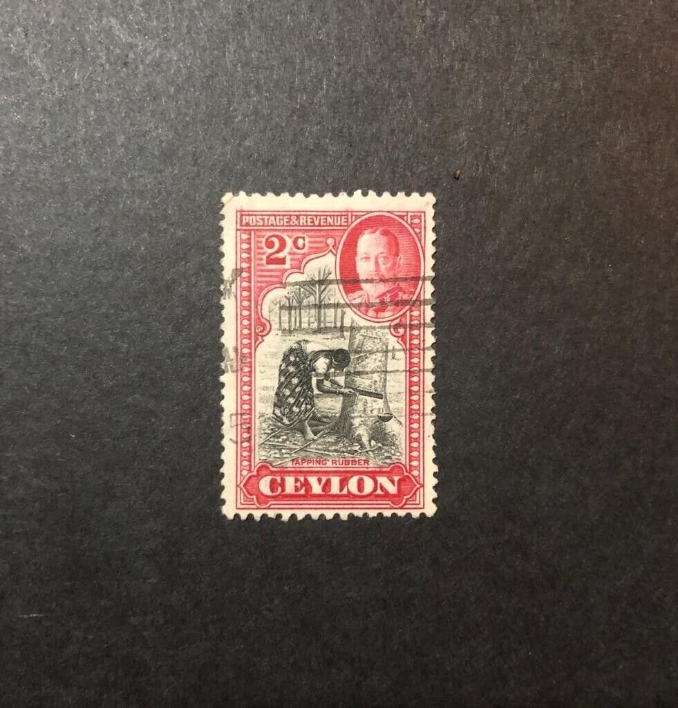 Very Rare King Edward VII Ceylon postage stamp Sri Lanka Stamps  2c 1900s 1950s