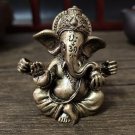 Bronze Color Lord Ganesha Statue Ornaments Elephant Hindu God Sculpture Figurine Bronze Color Lord Ganesha Statue Ornaments Elephant Hindu God Sculpture Figurine