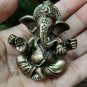 Bronze Color Lord Ganesha Statue Ornaments Elephant Hindu God Sculpture Figurine