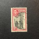 Very Rare  King George VI Ceylon postage stamp Sri Lanka Stamps  2C 1800s 1900s