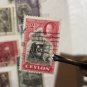 Very Rare  King George VI Ceylon postage stamp Sri Lanka Stamps  2C 1800s 1900s