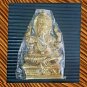 Lord Ganesha Brass Hindu India Statue Gold Holy Sculpture Collectible Gift